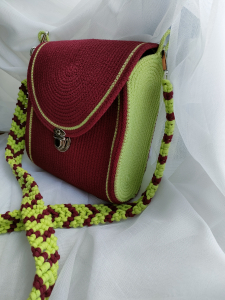 Фото из отзыва к Готовый набор Сумка-почтальонка