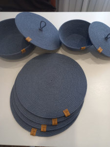 Фото из отзыва к Шнур вязаный 5 мм джинс с сердечником