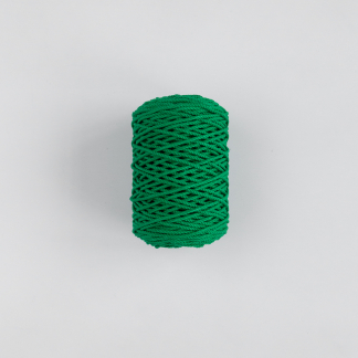 Трёхпрядная верёвка 3 мм зелёный лесной