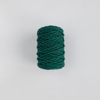 Трёхпрядная верёвка 5 мм изумрудный