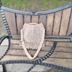 Фото из отзыва к Шнур плетёный 3 мм бежево-жёлтый с цветным сердечником