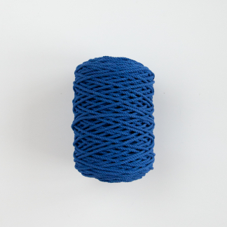 Трехпрядная верёвка 3 мм синий