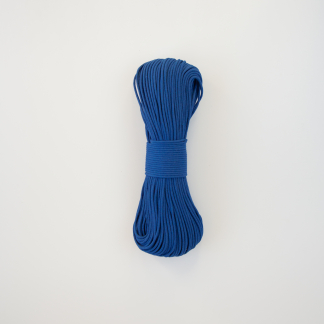 Шнур плетёный 3 мм синий с сердечником