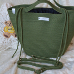 Фото из отзыва к Шнур плетёный 5 мм хаки с сердечником