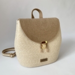 Фото из отзыва к Шнур плетёный 5 мм меланж молочный-бежевый с сердечником