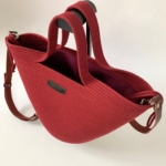 Фото из отзыва к Шнур плетёный 5 мм бордо с сердечником