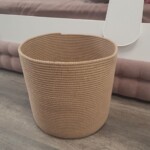 Фото из отзыва к Шнур вязаный жёсткий 8 мм джутовый цвет с сердечником Фото из отзыва к Шнур вязаный жёсткий 8 мм джутовый цвет с сердечником